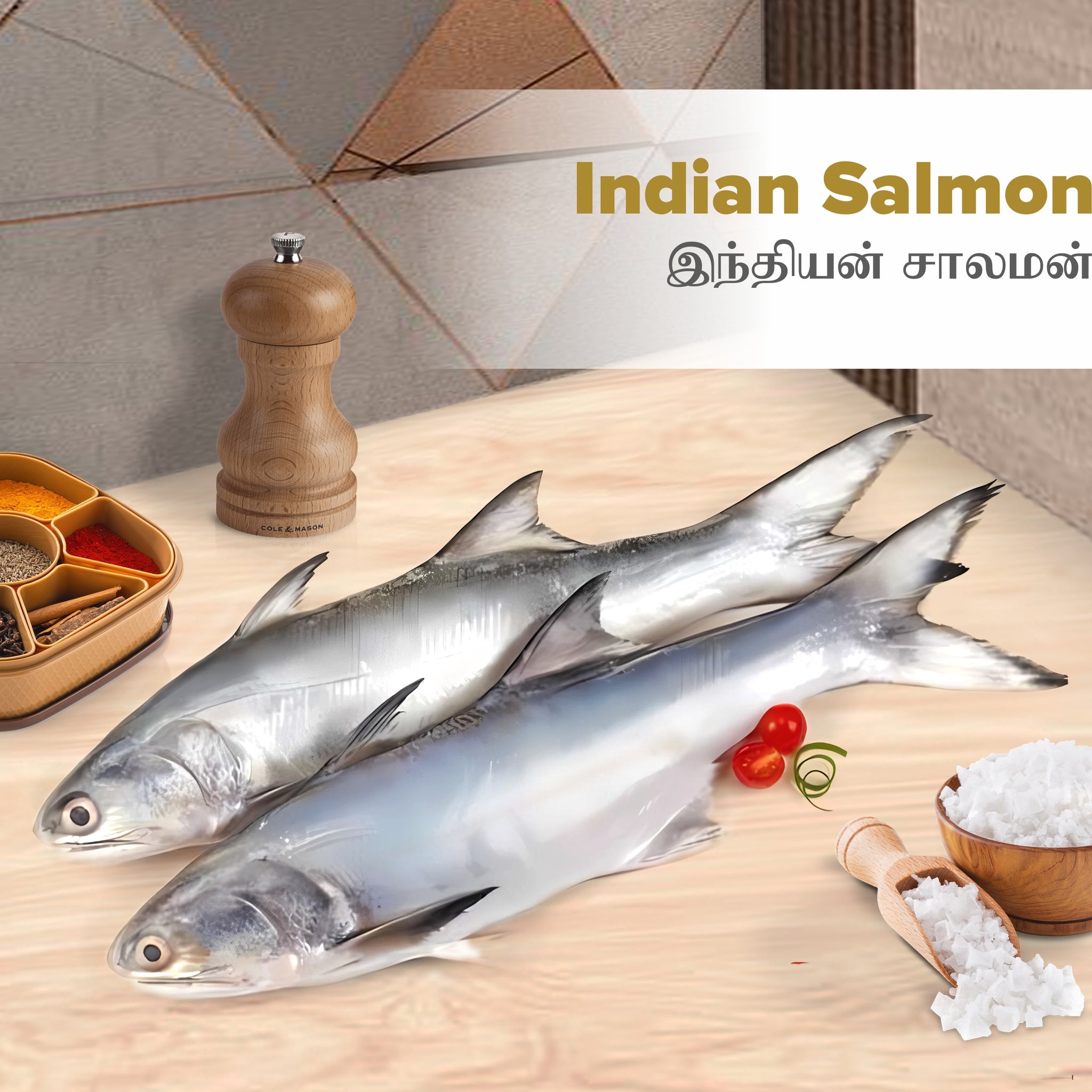 Indian Salmon - Curry Cut