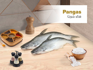 Nei Meen Lady Fish / Pangas / பாஸா - Whole