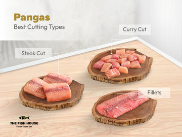 Nei Meen Lady Fish / Pangas / பாஸா - Curry Cut