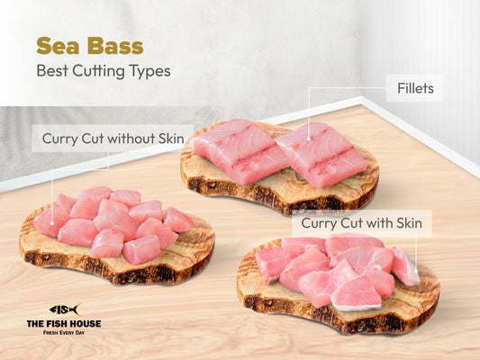 Sea Bass / கொடுவா மீன் - Slices