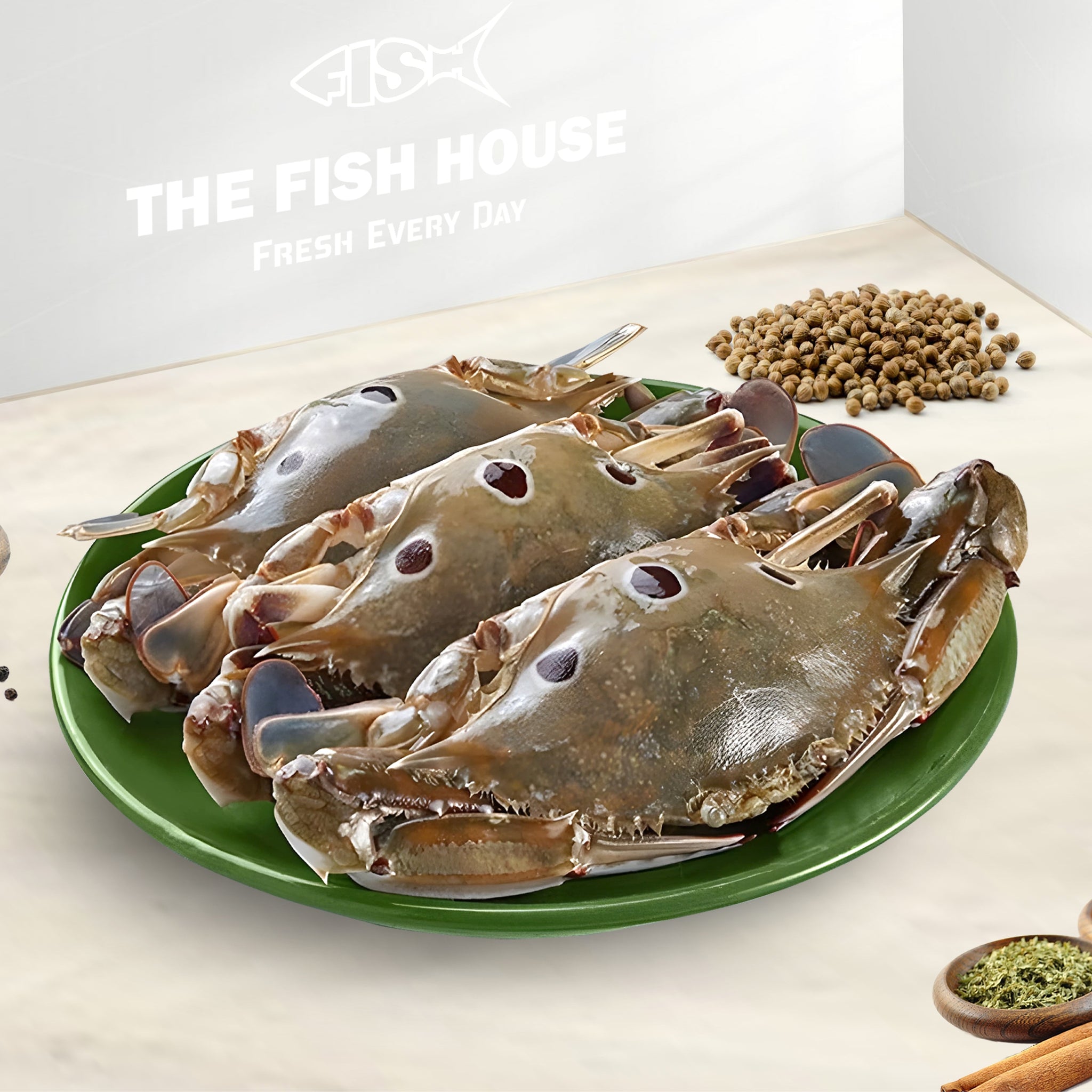 Dot Crab / புள்ளி நண்டு - Whole